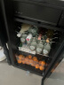 奥克斯（AUX）冰吧 单门 小型电冰箱迷你 红酒柜冷藏柜透明玻璃门展示柜 商用 冷柜 家用保鲜柜 JC-90K118L冰吧 冷藏+微冷冻 实拍图