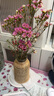 京东鲜花玻璃花瓶创意草编客厅餐桌高级感装饰摆件藤编干花鲜花插花瓶 实拍图