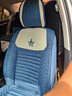 老垫家 新款亚麻汽车坐垫四季通用养生布艺简约座垫全包围汽车座套 升级养生款-绅士蓝-标准版 全麻全包-全车五座-下单留言车型 实拍图