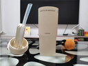 Vanow吸管保温杯陶瓷内胆男女学生车载大容量咖啡杯便携随行刻字水杯子 素月白【SUS316L+陶瓷覆层内胆】 800ml 实拍图