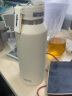诺百纷魔力球磁弹泡茶杯大容量便携茶水分离316不锈钢保温杯生日礼物 T3525陶白 1000ml 实拍图