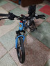 凤凰山地自行车男女变速山地车碟刹青少年儿童自行车学生单车 星际 蓝灰【变速+三刀轮】 22寸【适合130-170cm】 实拍图