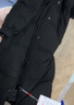 鸭鸭（YAYA）情侣款男女同款羽绒服女2023年冬季新款长款过膝加长加厚保暖外套 黑色 XL 170 实拍图