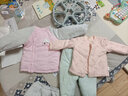 欢喜小熊宝宝棉服套装婴儿秋冬加厚夹棉外出保暖棉衣棉袄两件套婴幼儿衣服 粉色 100 (建议2-3岁.身高90-100cm) 实拍图