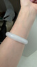 饰玉轩 玉手镯女款天然A货阿富汗羊脂白镯子送妈妈送女友感恩节礼物 （58-59）【适合115-125斤】 实拍图