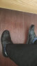 木林森（MULINSEN）男鞋商务休闲简约舒适套脚豆豆鞋男 黑色 39码 8028 实拍图