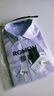 罗蒙（ROMON）长袖衬衫男商务休闲条纹衬衣男士职业正装外套男装RCS2K08-140 实拍图