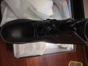 达芙妮马丁靴女粗跟女靴百搭皮靴高跟短靴女鞋子 422104596 黑色 38 实拍图