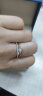 谢瑞麟（TSL）520情人节礼物钻石戒指女18K金玫瑰金排钻戒指求婚结婚钻戒63233 13号圈口（20颗钻石,共约12分） 实拍图