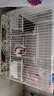 威毕兔笼兔子笼大号荷兰猪侏儒室内养宠物豚鼠刺猬小型松鼠笼子专用 白色中号-8件套 实拍图