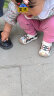 江博士（DR·KONG）夏季男童舒适潮流宝宝学步鞋透气幼儿童鞋 休闲包头国货儿童凉鞋 白/黑 23码 脚长约13.6-14.1 实拍图