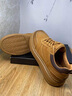 皓顿（HAUT TON）复古真皮板鞋男2025新款厚底增高鞋男百搭户外休闲鞋子工装鞋 卡其色 40 -适合运动鞋41码 实拍图