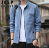 JEEP SPIRIT吉普外套男潮流秋冬季夹克男士立领修身衣服 蓝色 2XL 实拍图