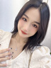 慕洛菲纯999足银项链女生士白金色莫桑钻情人节生日礼物送女友老婆闺蜜 一克拉丘比特莫桑钻（全国八仓直发，刻字联系客服） 实拍图