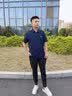 海澜之家（HLA）polo衫男短袖2026夏季商务休闲凉感透气简约翻领体恤纯色百搭半袖 凉感透气-藏青B8 M (170) 推荐125~136斤 实拍图