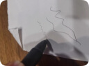 马可（MARCO）可塑橡皮 素描专业学生用绘画美术粘性橡皮泥软高光素描软橡皮单块 拉菲尼Raffine系列 7700E4 实拍图