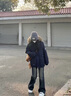 棉致加厚工装连帽棉服女新款宽松派克服棉衣外套女面包服羽棉袄绒服 X809藏蓝色【高品质80】 L 125-145斤 实拍图