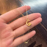 中国黄金（CHINA GOLD）足金望月龙吊坠女款黄金项链本命年生肖龙情人节生日礼物送女友 挚爱礼盒+望月龙吊坠+S925链 实拍图