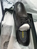 奥康（Aokang）系带舒适大底纯色商务正装透气男士皮鞋 黑39码 实拍图