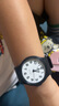 卡西欧（CASIO）手表学生小黑表简约指针石英电子表 手表男女考试手表时尚运动表 MQ-24-7B2 33mm小表盘 实拍图