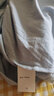 班尼路短袖t恤女装纯棉夏季新款宽松小个子女生上衣服潮流短款半袖打底 雾霾蓝-纯色 【100%棉】 L 实拍图