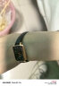 丹尼尔惠灵顿（DanielWellington）DW小方表手表女表黑色皮带简约黑盘欧美腕表生日礼物DW00100435 实拍图