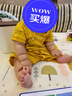 Aengbay昂贝 婴儿连体衣夏装宝宝衣服短袖幼儿纯棉薄款哈衣新生儿睡衣 黄色飞机 90cm 实拍图