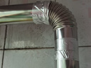 一靓加厚304不锈钢排烟管60加长排气管直强排燃气热水器配件烟囱管道 铝箔胶带4米 实拍图