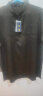 CJZ香云纱中老年男装夏季新款真丝高级潮流桑蚕丝商务休闲立领衣服 咖色 L/175 晒单实拍图
