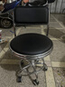星恺（XINGKAI） 吧台椅可升降椅子凳子靠背转椅美容美发吧台凳实验室收银台椅子 黑色滑轮带靠背 HK1062 实拍图