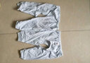 贝瑞加（Babyprints）婴儿长裤2条装男女宝宝高腰护肚裤纯棉秋裤保暖柔软家居睡裤 80 实拍图