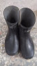 回力雨鞋男士短筒防水不易滑胶鞋加厚耐磨水鞋57黑色43 晒单实拍图