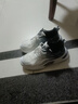 鸿星品尓克男鞋2025秋冬新款男士运动鞋加绒棉鞋百搭休闲鞋厚底老爹鞋子 6066白黑【升级款】 40 实拍图