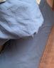 海澜之家（HLA）A类全棉床上四件套床单款水洗棉宿舍三件套100%纯棉裸睡亲肤被套 烟蓝浅灰双拼色 四件套被套220*240 床单款 245*270 实拍图
