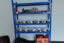 施尔福货架仓储家用置物架轻型加厚承重仓库库房展示架层架中型货物架子 2米高蓝色-四层-主架 【每层真实均载180KG】长150宽40=行业虚标6~1200KG 实拍图