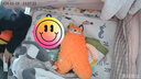 jollybaby安抚巾婴儿可入口安抚玩偶牙胶可啃咬玩偶宝宝哄睡觉神器公仔玩具 狐狸安抚巾 实拍图