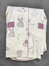 sohiwoo春夏款孕妇月子服哺乳睡衣孕妇睡衣产妇哺乳怀孕期产后家居服女 180G紫色小兔【月子服】带哺乳口 XL 实拍图