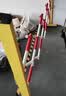 坚华德玻璃钢伸缩围栏绝缘电力安全施工围挡移动式护栏防护栏警戒隔离栏 1.2高*2米长 加厚【红白色】 实拍图