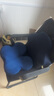 脊态（Back2）护腰靠垫腰靠 办公室座椅子腰部靠背垫记忆棉腰枕腰椎垫靠枕 【经典款】星空蓝 实拍图