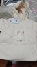 巴拉巴拉婴儿羽绒服男童冬装女童短款外套2023款保暖时尚萌趣潮 奶白10530 100cm 晒单实拍图