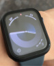 BHO适用iwatch9保护壳膜一体s8/7苹果手表s9钢化膜套apple watch全屏防摔防刮45/41mm 壳膜一体【黑色】 iWatch 7/8/9【45mm表盘】 实拍图