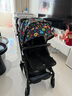 U'BEST优贝斯UBEST婴儿推车双向高景观可坐可躺婴儿车0-3岁手推遛娃折叠 小怪兽限定（坐垫版+餐盘）双向 升级版 实拍图