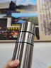 唯万大容量茶水分离保温杯316不锈钢泡茶杯车载男士便携家用礼品水杯 钢本色500ml【带杯套杯刷】 实拍图