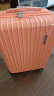 美旅箱包时尚商务可登机行李箱20英寸轻便拉杆箱飞机轮旅行密码箱79B橘色 实拍图