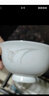 优尊陶瓷骨瓷碗家用饭碗新款轻奢好看的金边陶瓷餐具现代简约碗组合 4.5英寸高脚碗6个 实拍图