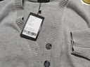 BM上衣针织开衫外套2025新款女外套慵懒风宽松休闲百搭夏秋季空调房 浅灰色 均码 实拍图
