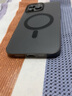 宝茹（BAORU） 苹果手机壳透明磁吸镜头全包软边气囊防摔强磁高透手机套保护套男女款 magsafe晶钻磨砂【透黑色】 iphone 13 promax 实拍图
