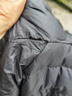京东京造【air+零压羽绒】轻薄羽绒服男外套冬立领白鸭绒 曜石黑S 实拍图