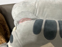 南极人（Nanjiren）床头靠背靠枕床上大靠垫软包垫榻榻米沙发抱枕腰颈枕座椅护腰靠垫 W拥抱灰猫【独立内胆方便拆洗】 大号（75x50x25cm）含头枕 实拍图