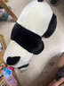 【正常发货】熊猫公仔毛绒玩具布娃娃玩偶泰迪熊抱抱熊大熊猫睡觉长抱枕儿童玩具熊布娃娃女生日礼物礼品 黑白色如图 50厘米 实拍图